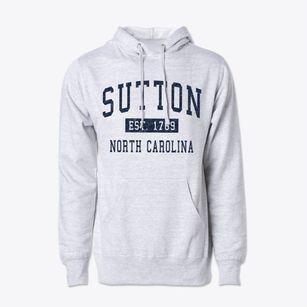Sutton North Carolina Classic Established Cotton Hoodie Sweatshirt