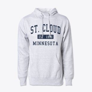St. Cloud Minnesota Classic Established Cotton Hoodie Sweatshirt