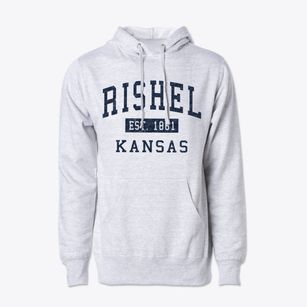 Rishel Kansas Classic Established Cotton Hoodie Sweatshirt