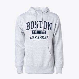 Boston Arkansas Classic Established Cotton Hoodie Sweatshirt