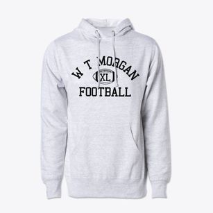 W T Morgan Magnet School Classic Football Cotton Hoodie Sweatshirt