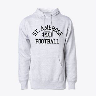 Saint Ambrose School Classic Football Cotton Hoodie Sweatshirt