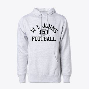 W L Johns School Classic Football Cotton Hoodie Sweatshirt