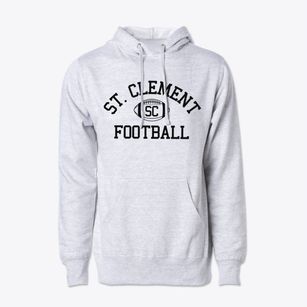 Saint Clement School Classic Football Cotton Hoodie Sweatshirt