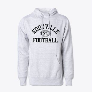 Eddyville School Classic Football Cotton Hoodie Sweatshirt