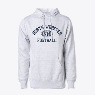 North Webster High School Classic Football Cotton Hoodie Sweatshirt