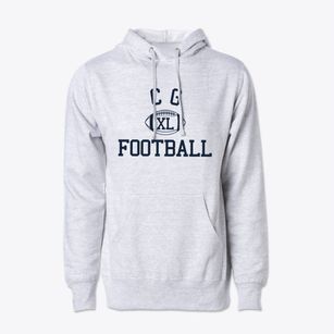 C G Mcdonough Arts Magnet School Classic Football Cotton Hoodie Sweatshirt