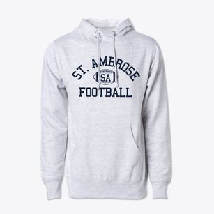 Saint Ambrose School Classic Football Cotton Hoodie Sweatshirt