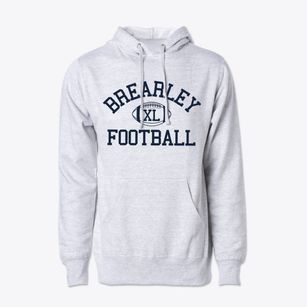 Brearley School Classic Football Cotton Hoodie Sweatshirt