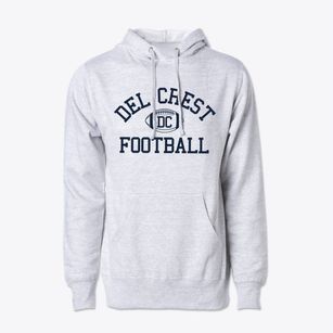Del Crest Junior High School Classic Football Cotton Hoodie Sweatshirt