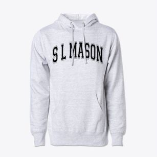 S L Mason Elementary School Varsity Arch Cotton Hoodie Sweatshirt