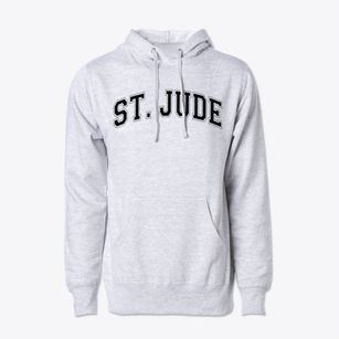 Saint Jude Catholic School Varsity Arch Cotton Hoodie Sweatshirt