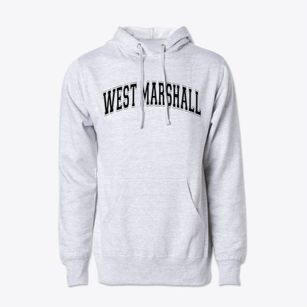 West Marshall Middle School Varsity Arch Cotton Hoodie Sweatshirt