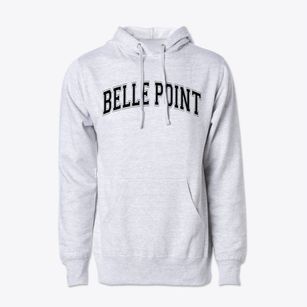 Belle Point New Tech Varsity Arch Cotton Hoodie Sweatshirt