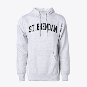 St Brendan Parish Varsity Arch Cotton Hoodie Sweatshirt