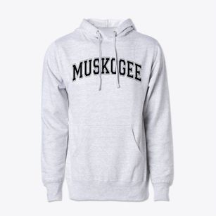 Muskogee 7th & 8th Grade Center Varsity Arch Cotton Hoodie Sweatshirt