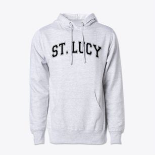 Saint Lucy Elementary School Varsity Arch Cotton Hoodie Sweatshirt