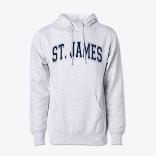Saint James House Of Prayer Varsity Arch Cotton Hoodie Sweatshirt