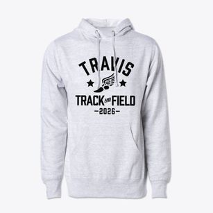 Travis Middle School Track and Field Cotton Hoodie Sweatshirt