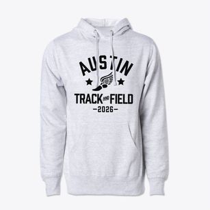 Austin Montessori School Track and Field Cotton Hoodie Sweatshirt