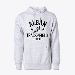 Alban Elementary School Track and Field Cotton Hoodie Sweatshirt