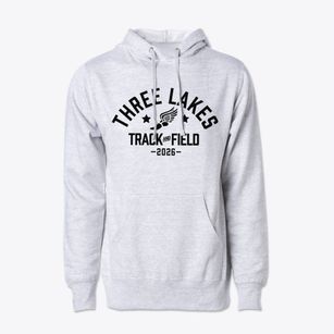Three Lakes High School Track and Field Cotton Hoodie Sweatshirt
