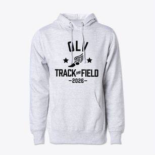 Our Lady Of The Valley School Track and Field Cotton Hoodie Sweatshirt