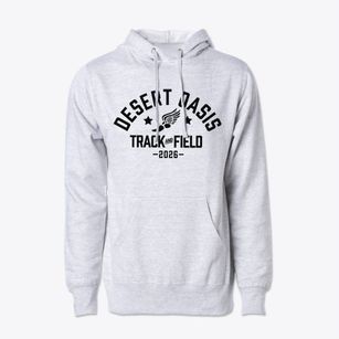 Desert Oasis High School Track and Field Cotton Hoodie Sweatshirt
