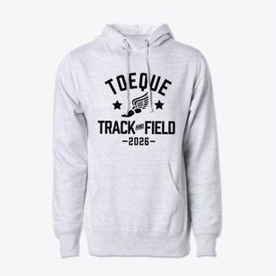 Toeque Technical Christian Academy Track and Field Cotton Hoodie Sweatshirt
