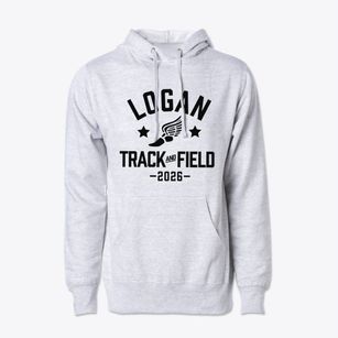 Logan School Track and Field Cotton Hoodie Sweatshirt