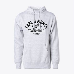 Carl B Munck Elementary School Track and Field Cotton Hoodie Sweatshirt