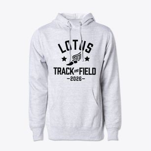Lotus School For Excellence Blue Track and Field Cotton Hoodie Sweatshirt