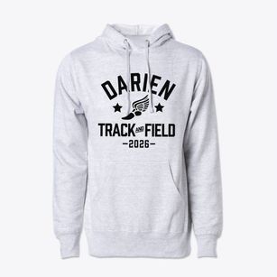 Darien High School Track and Field Cotton Hoodie Sweatshirt
