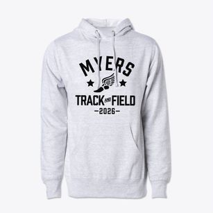 Myers Elementary School Track and Field Cotton Hoodie Sweatshirt