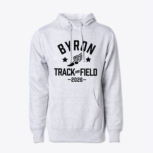 Byron Elementary School Track and Field Cotton Hoodie Sweatshirt