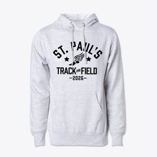 Saint Paul's Lutheran School Track and Field Cotton Hoodie Sweatshirt