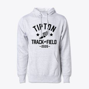 Tipton Bible Church School Track and Field Cotton Hoodie Sweatshirt