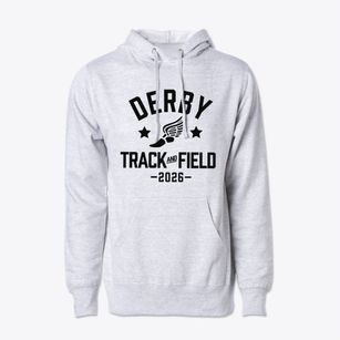 Derby High School Track and Field Cotton Hoodie Sweatshirt
