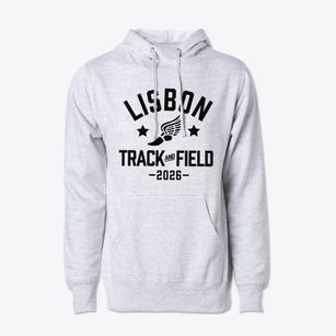 Lisbon Elementary School Track and Field Cotton Hoodie Sweatshirt