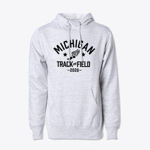 Michigan Lutheran High School Track and Field Cotton Hoodie Sweatshirt