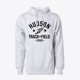 Hudson Area High School Track and Field Cotton Hoodie Sweatshirt