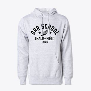 Orr School Track and Field Cotton Hoodie Sweatshirt