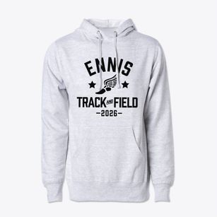 Ennis High School Track and Field Cotton Hoodie Sweatshirt