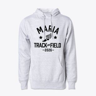 Maria Montessori School Track and Field Cotton Hoodie Sweatshirt