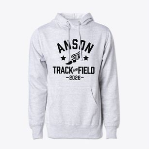 Anson Middle School Track and Field Cotton Hoodie Sweatshirt