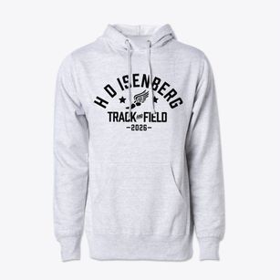 H D Isenberg Elementary School Track and Field Cotton Hoodie Sweatshirt