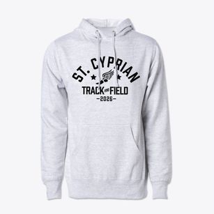 Saint Cyprian School Track and Field Cotton Hoodie Sweatshirt