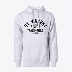 Saint Vincent De Paul School Track and Field Cotton Hoodie Sweatshirt