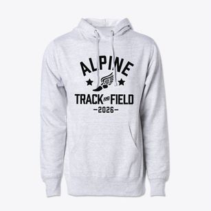 Alpine Elementary School Track and Field Cotton Hoodie Sweatshirt