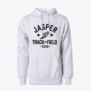 Jasper Elementary School Track and Field Cotton Hoodie Sweatshirt
